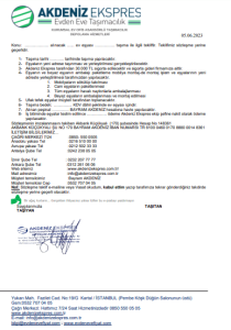 nakliye sözleşmesi